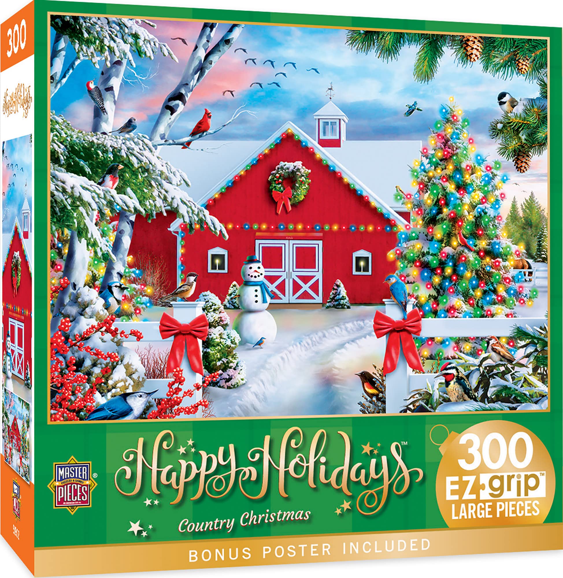 Amazon.com: MasterPieces 300 Piece EZ Grip Jigsaw Puzzle - Country